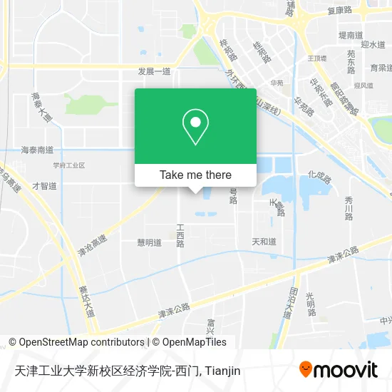 天津工业大学新校区经济学院-西门 map