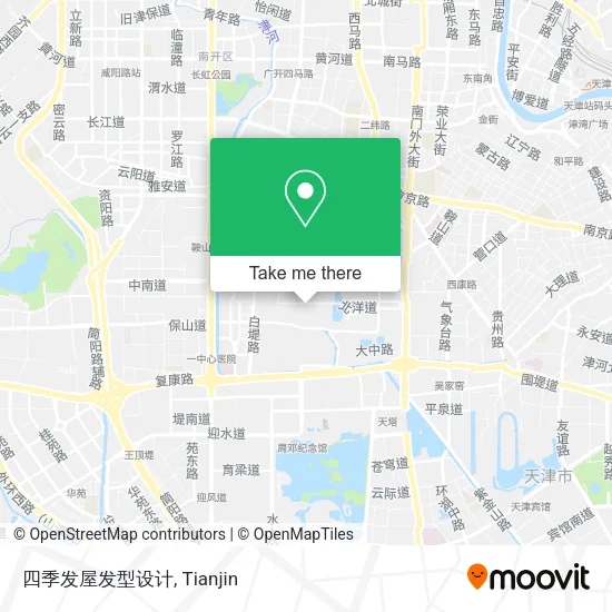 四季发屋发型设计 map