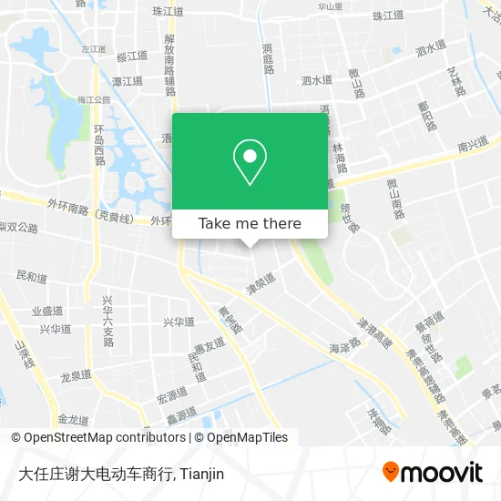 大任庄谢大电动车商行 map