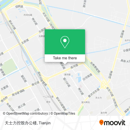 天士力控股办公楼 map