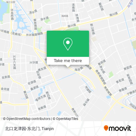 北口龙津园-东北门 map