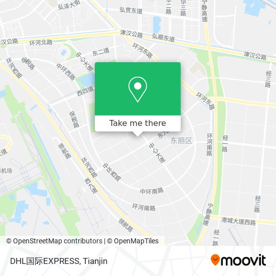 DHL国际EXPRESS map