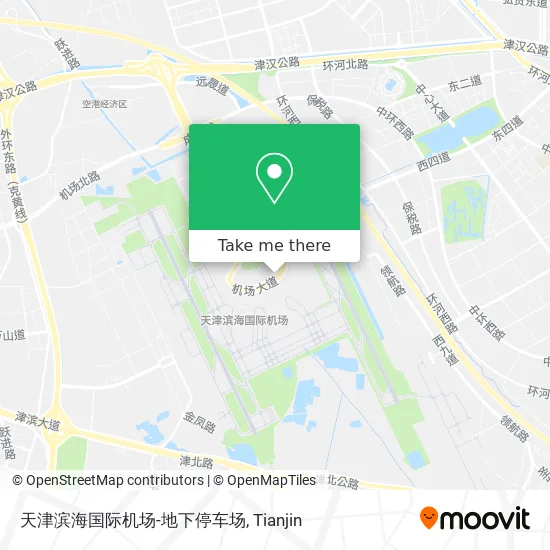 天津滨海国际机场-地下停车场 map