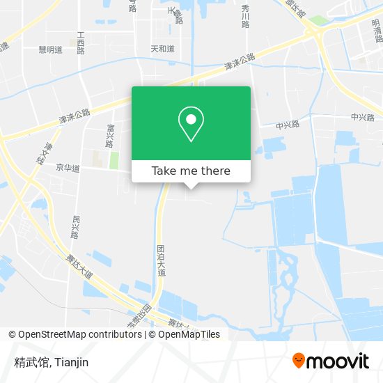 精武馆 map