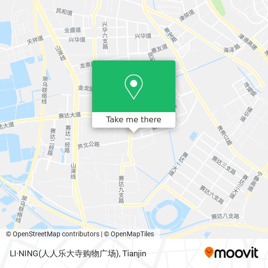 LI·NING(人人乐大寺购物广场) map