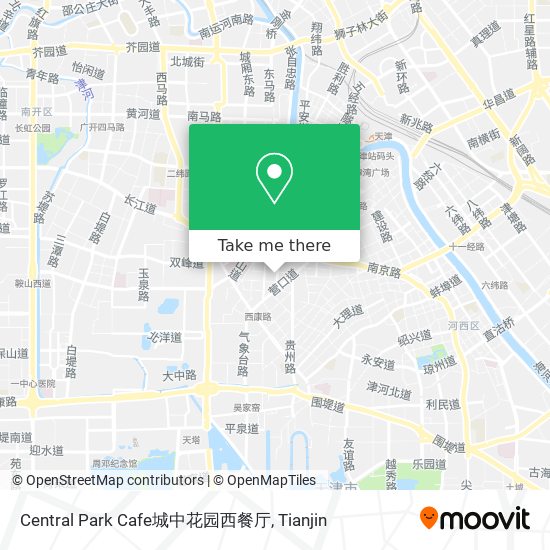 Central Park Cafe城中花园西餐厅 map