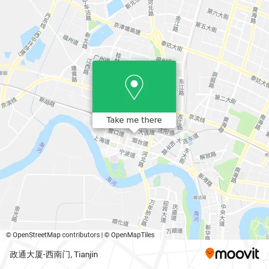 政通大厦-西南门 map