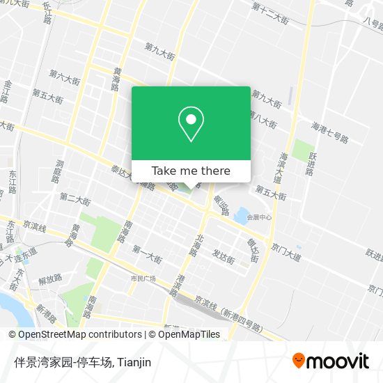 伴景湾家园-停车场 map