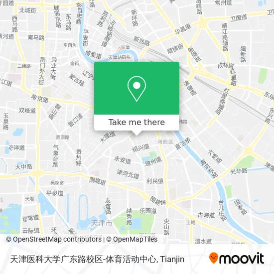 天津医科大学广东路校区-体育活动中心 map