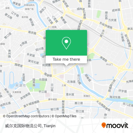 威尔克国际物流公司 map