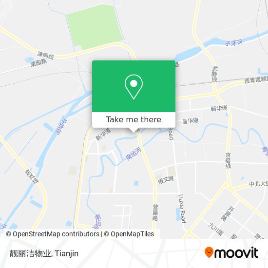 靓丽洁物业 map