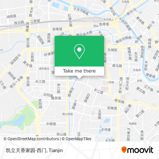凯立天香家园-西门 map