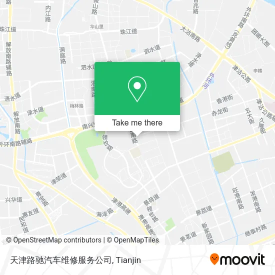 天津路驰汽车维修服务公司 map
