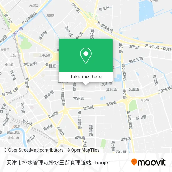 天津市排水管理就排水三所真理道站 map