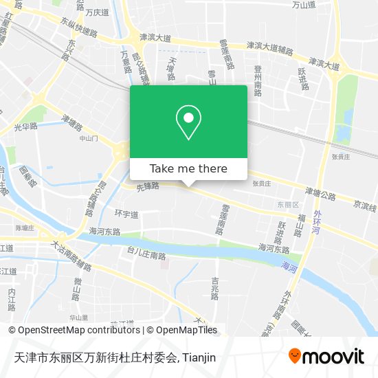 天津市东丽区万新街杜庄村委会 map