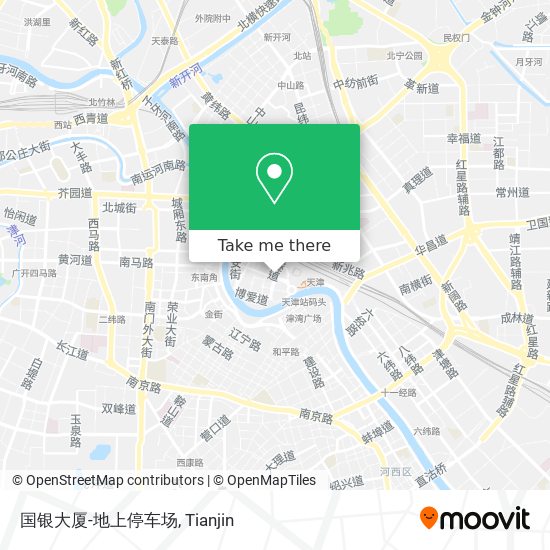 国银大厦-地上停车场 map