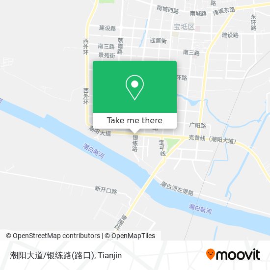 潮阳大道/银练路(路口) map