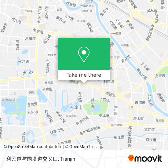 利民道与围堤道交叉口 map