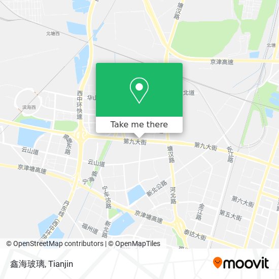 鑫海玻璃 map