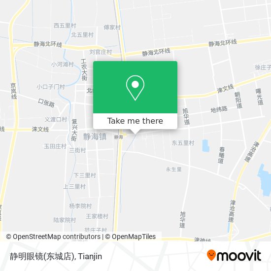 静明眼镜(东城店) map