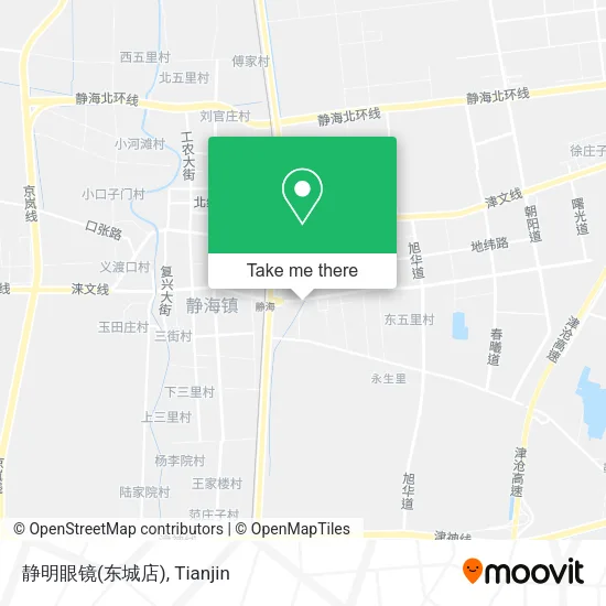 静明眼镜(东城店) map