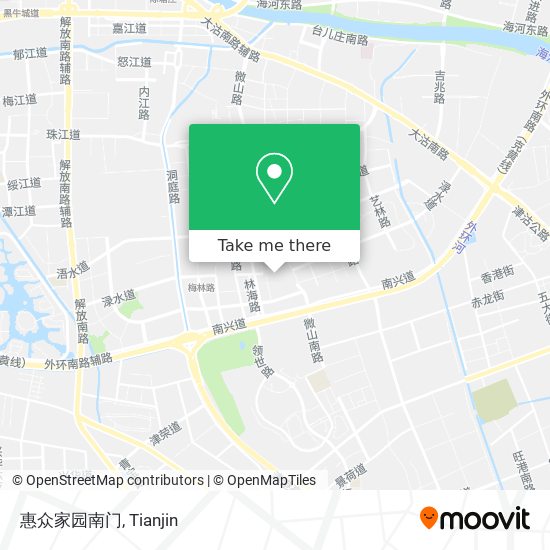 惠众家园南门 map