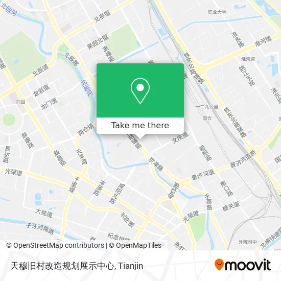 天穆旧村改造规划展示中心 map