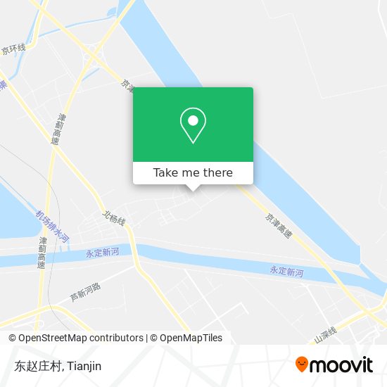 东赵庄村 map