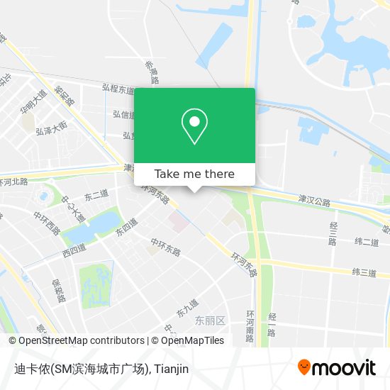 迪卡侬(SM滨海城市广场) map