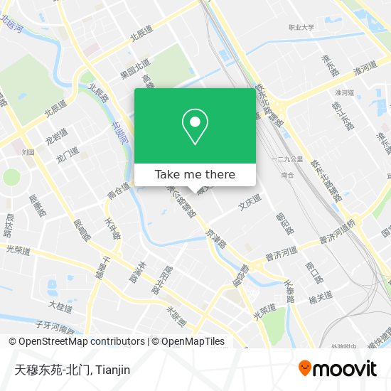 天穆东苑-北门 map