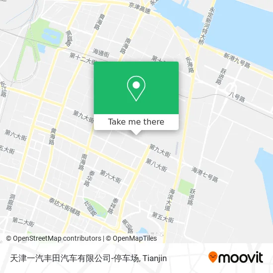 天津一汽丰田汽车有限公司-停车场 map