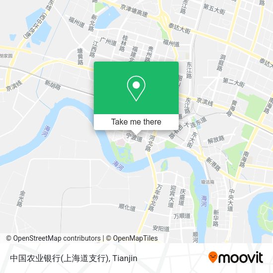 中国农业银行(上海道支行) map
