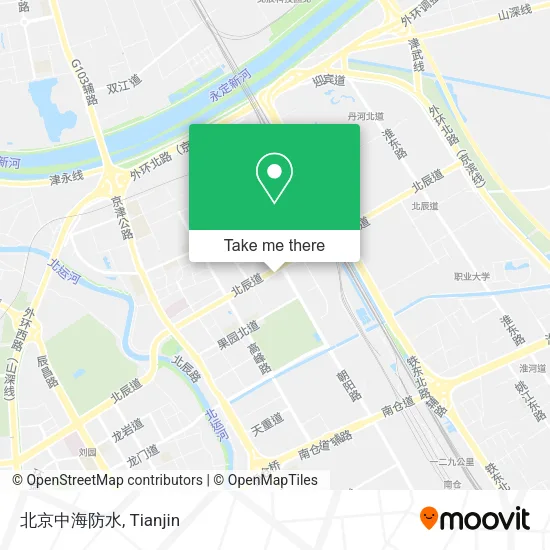 北京中海防水 map