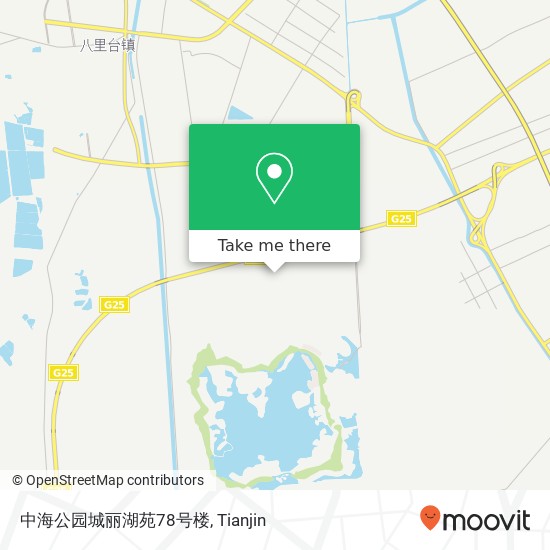 中海公园城丽湖苑78号楼 map