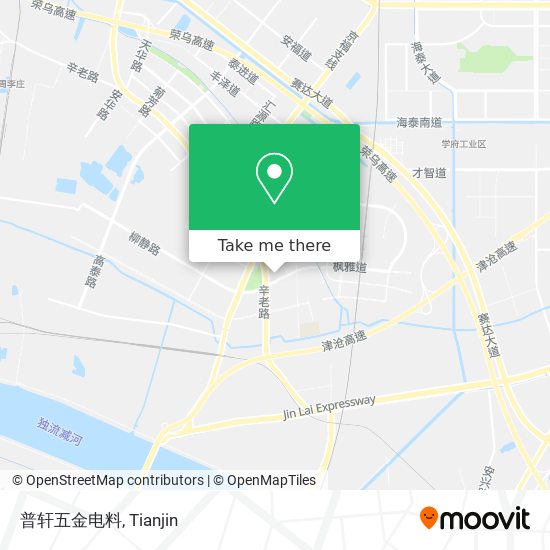 普轩五金电料 map