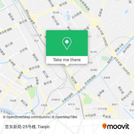 普东新苑-25号楼 map