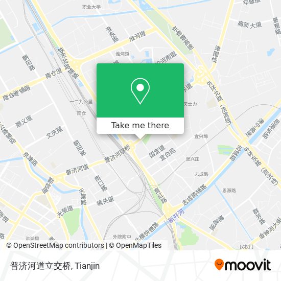 普济河道立交桥 map