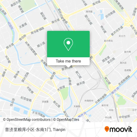 普济里粮库小区-东南1门 map