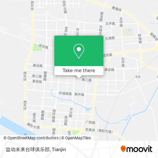 益动未来台球俱乐部 map