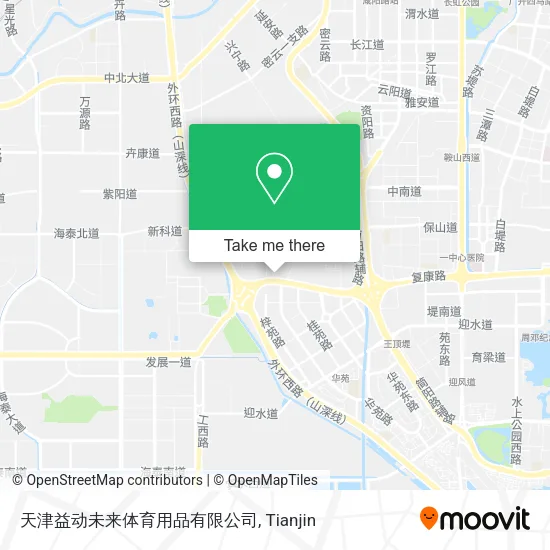 天津益动未来体育用品有限公司 map