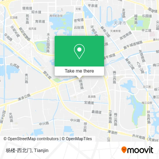 杨楼-西北门 map