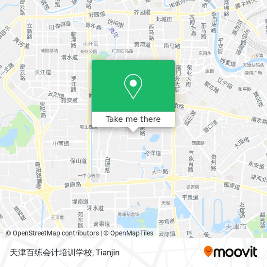 天津百练会计培训学校 map
