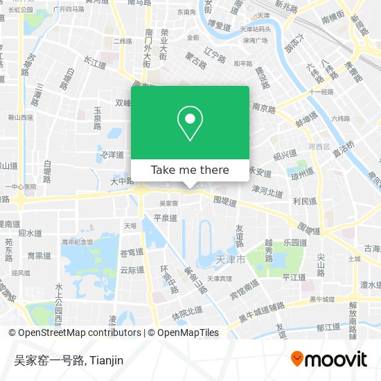 吴家窑一号路 map