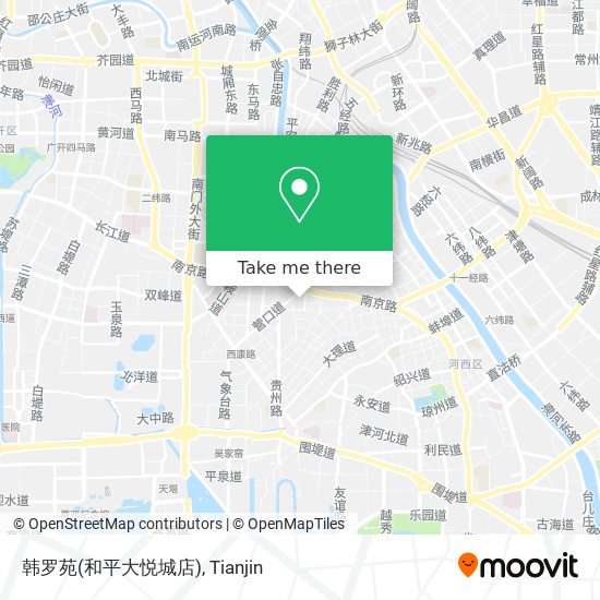 韩罗苑(和平大悦城店) map