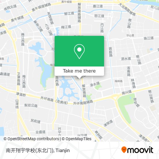 南开翔宇学校(东北门) map