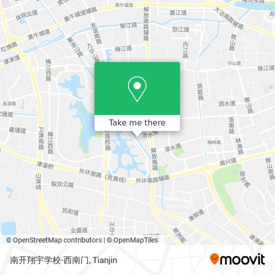 南开翔宇学校-西南门 map