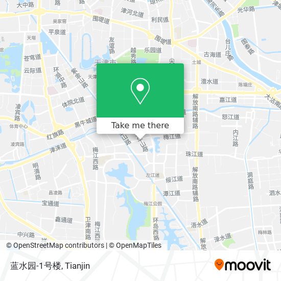 蓝水园-1号楼 map