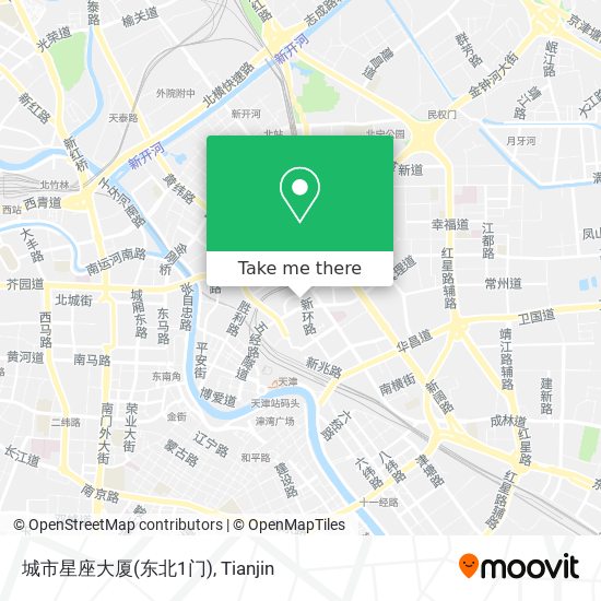 城市星座大厦(东北1门) map