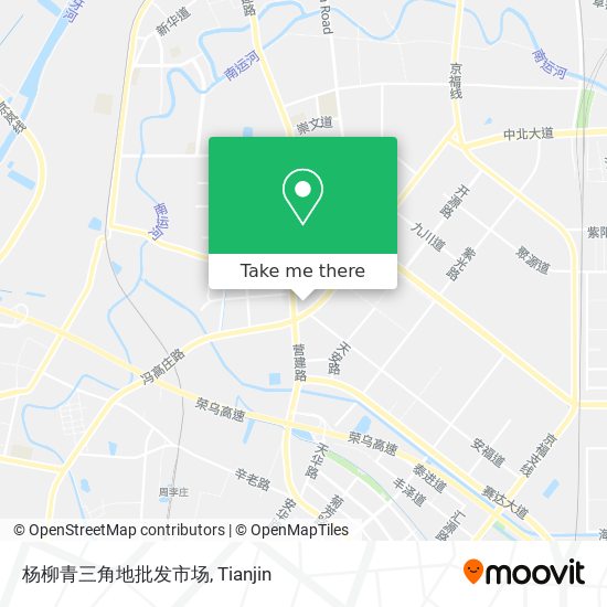 杨柳青三角地批发市场 map