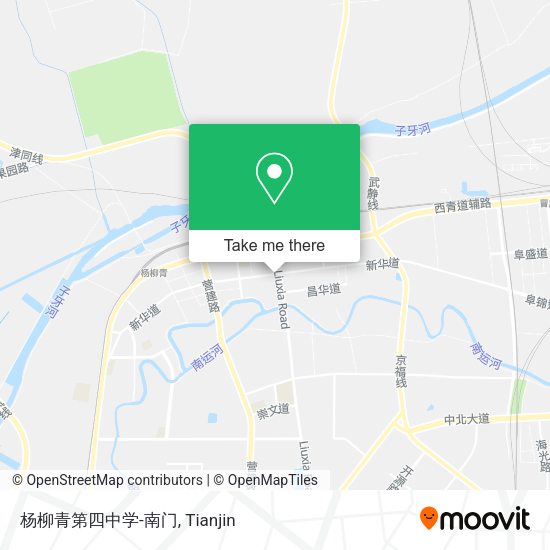 杨柳青第四中学-南门 map